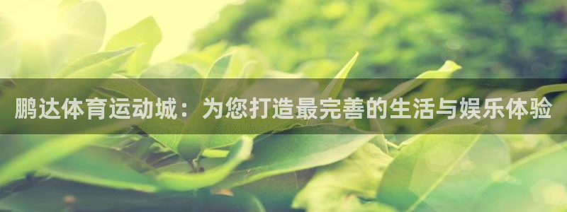 皇冠277体育：鹏达体育运动城：为您打造最完善的生活与娱乐体验